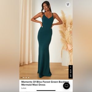 Gorgeous Lulu’s mermaid backless dress